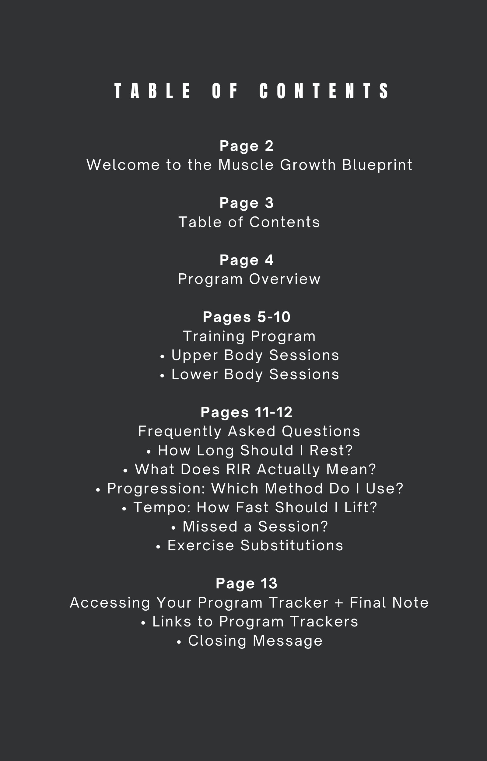 The Muscle Growth Blueprint